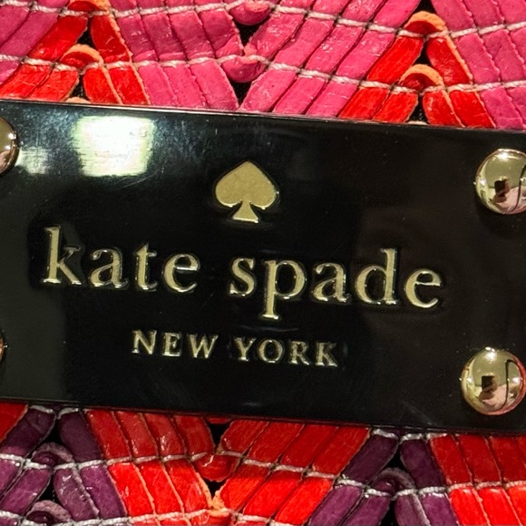 Kate Spade New York Multi-Colored Chevron Handbag - Picture 13 of 14